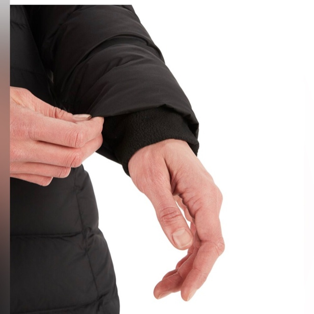 Marmot Long Hooded Down Puffer Coat View 3